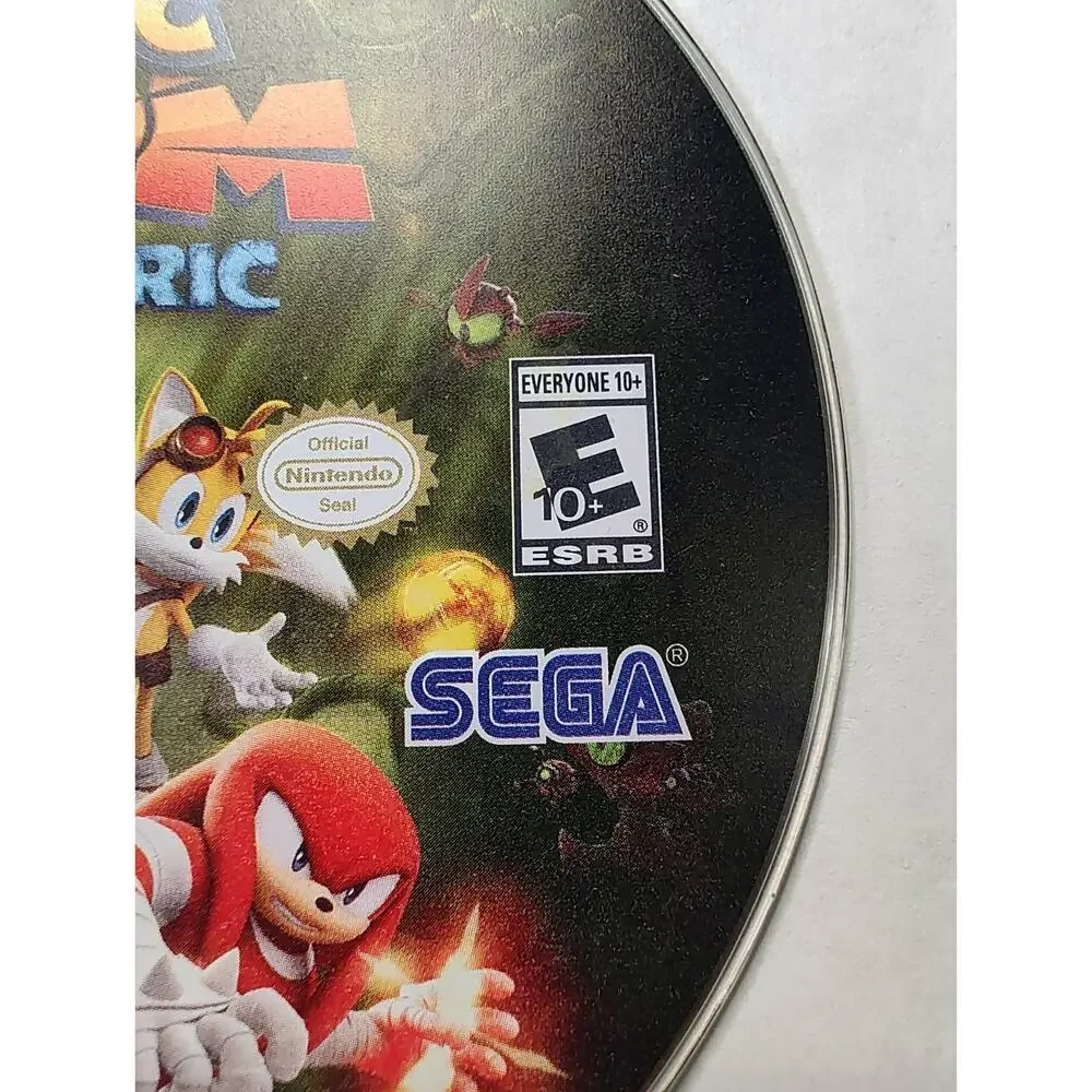 Sonic Boom: Rise of Lyric (Nintendo Wii U, 2014) DISC ONLY